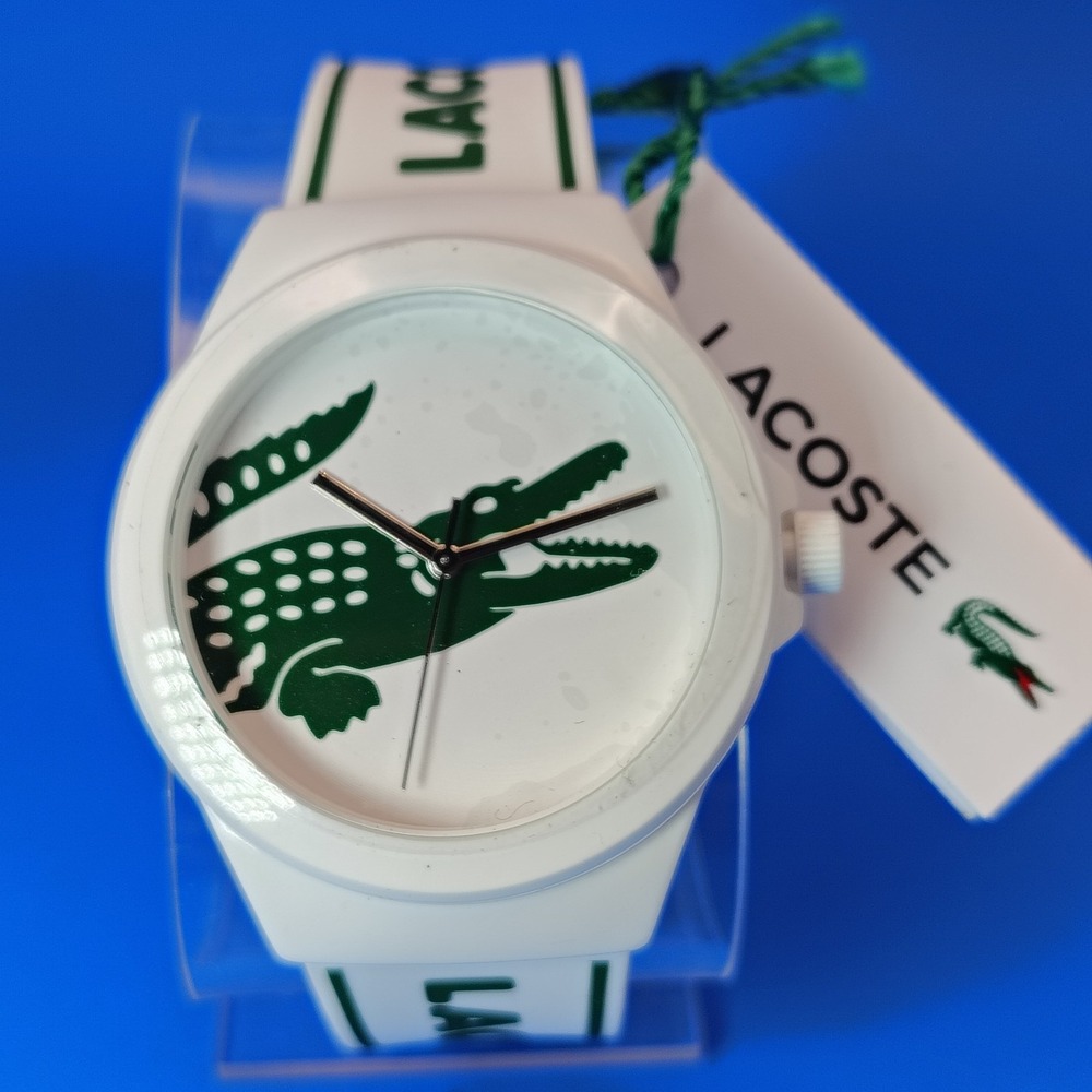 New 2021 Lacoste Neocroc 38mm Mens Quartz Sports Watch With Tag And Stickers